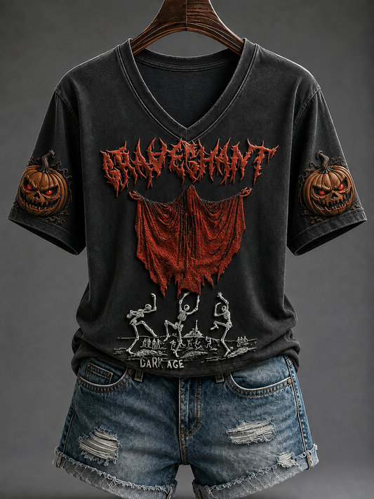 Women's Halloween Short-sleeved T-shirt