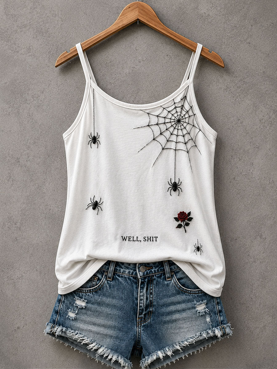 Women's Gothic Spider Tank Top