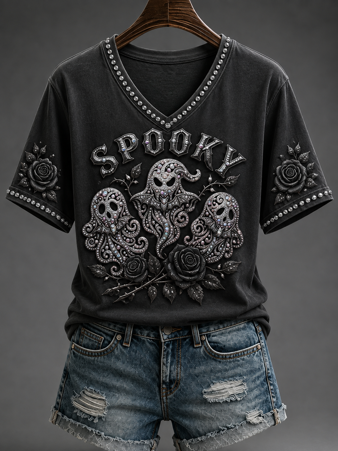 Women's Halloween Short-sleeved T-shirt