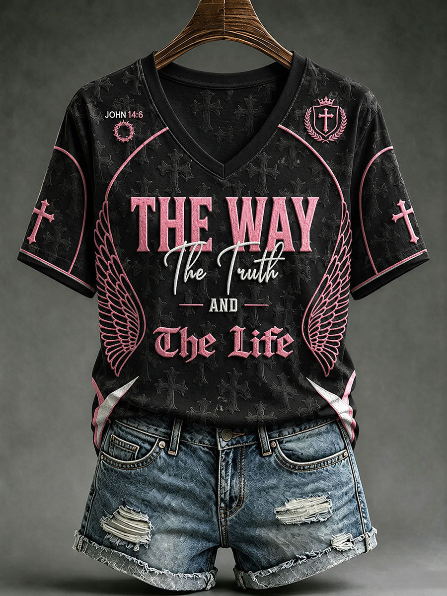 Women's The Way The Truth And The Life Short-sleeved T-shirt