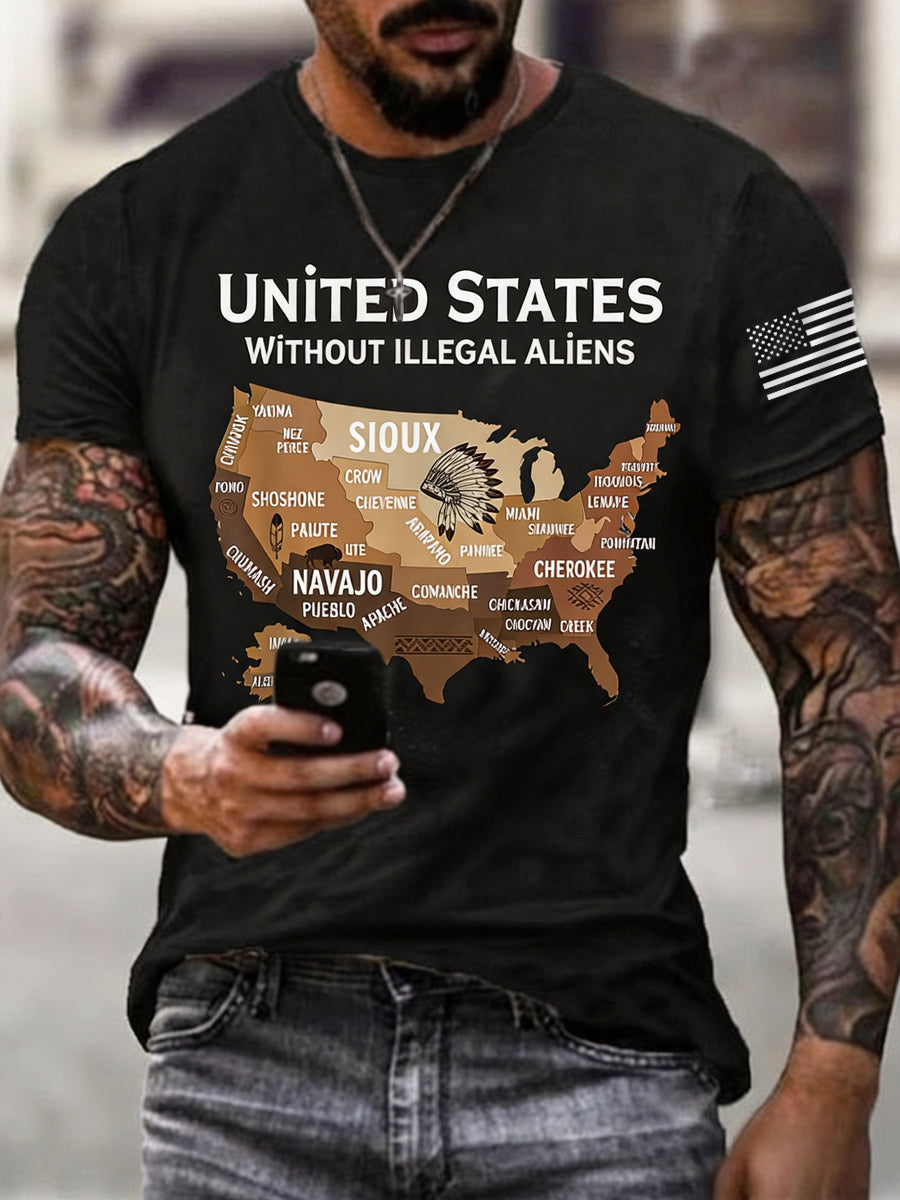 Men's United States Without Illegal Aliens Tee