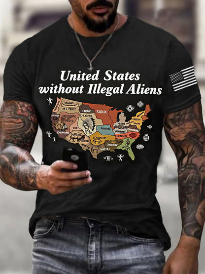 Men's United States Without Illegal Aliens Tee