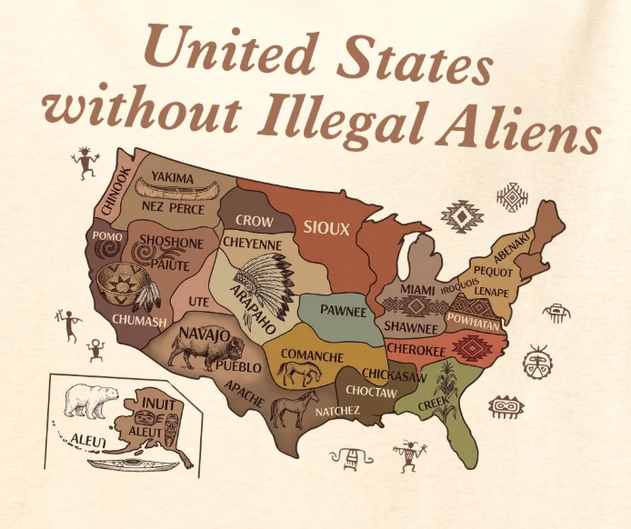 Men's United States Without Illegal Aliens Tee