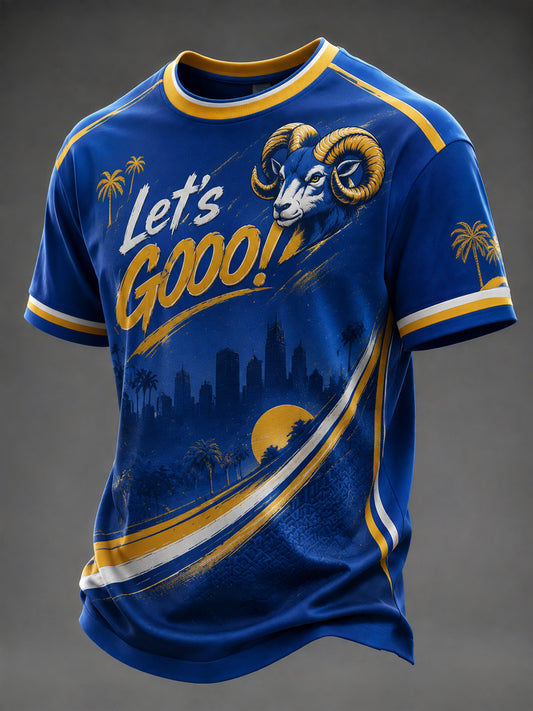 Men's Football Los Angeles Printed T-shirt