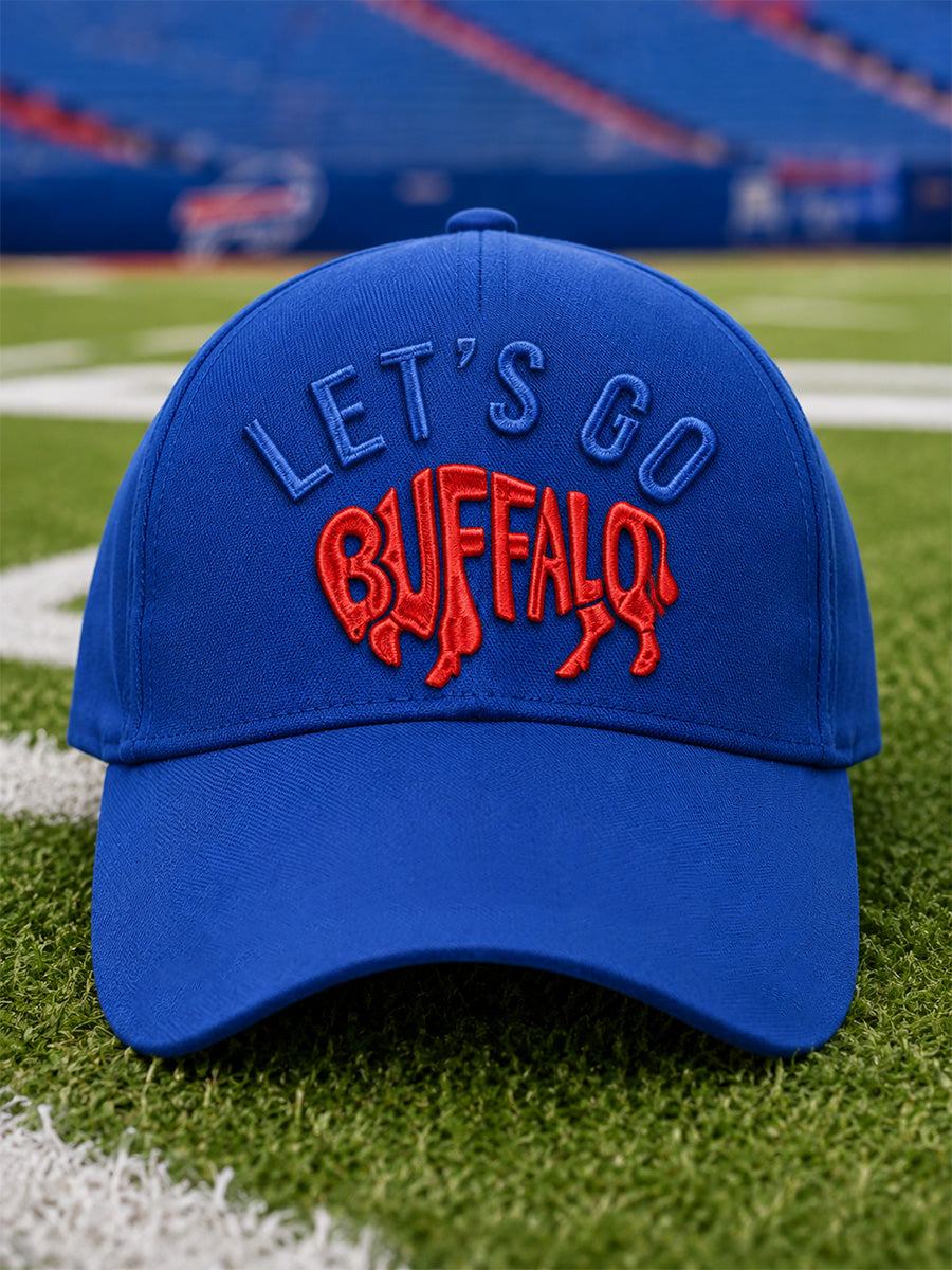 Unisex Football Lover Buffalo Print Hat