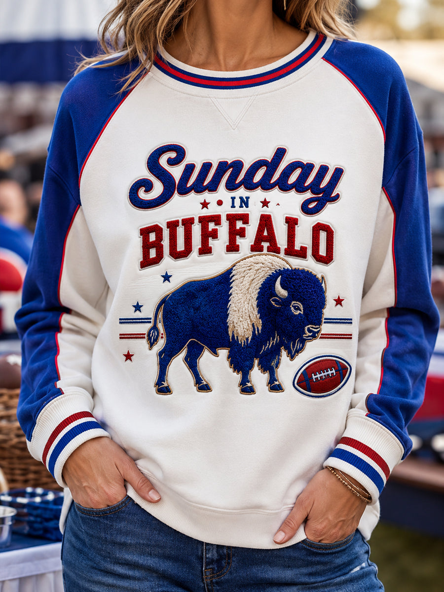 Buffalo Football Fall Season Sweatshirt