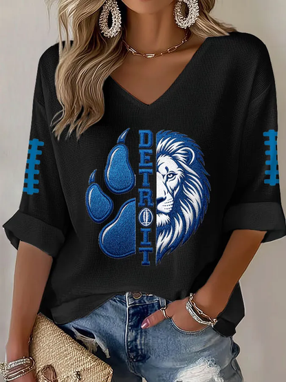 Women's Football Waffle T-shirt