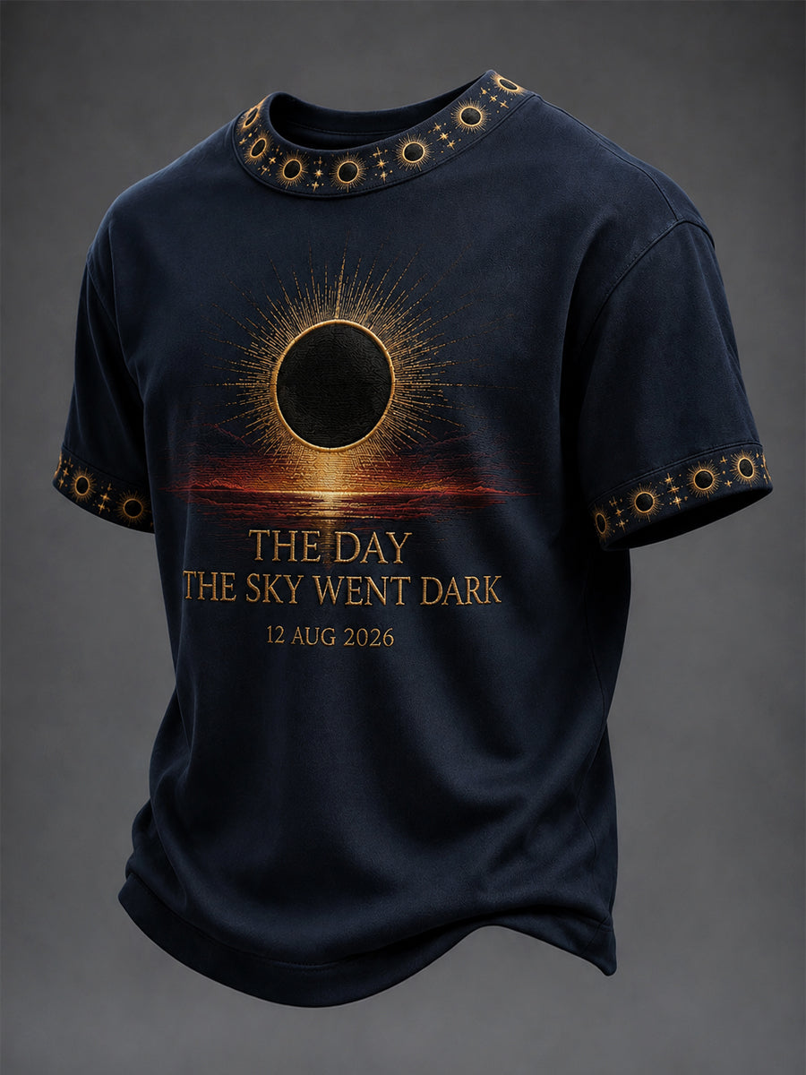 Total Solar Eclipse Europe 2026 Men's T-Shirt