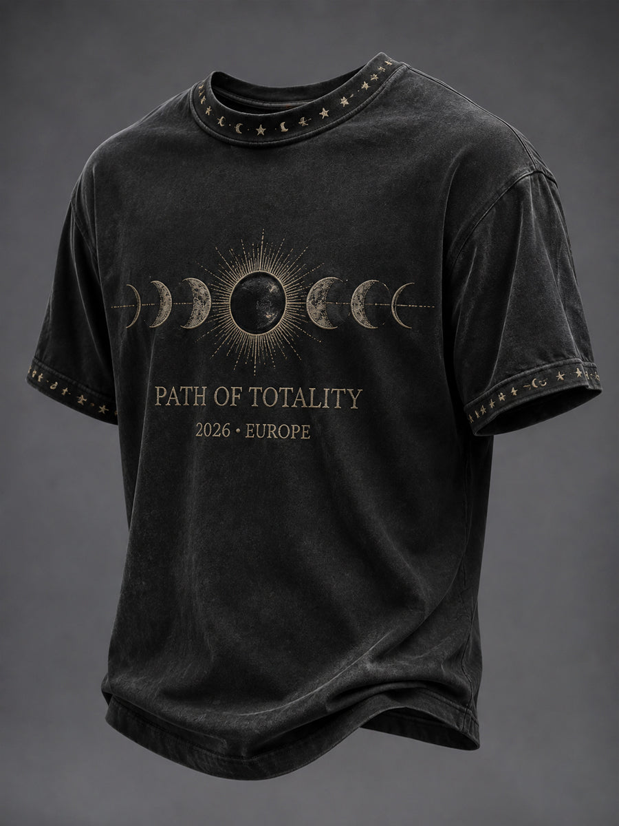 August 12 2026 Total Eclipse Men's T-Shirt