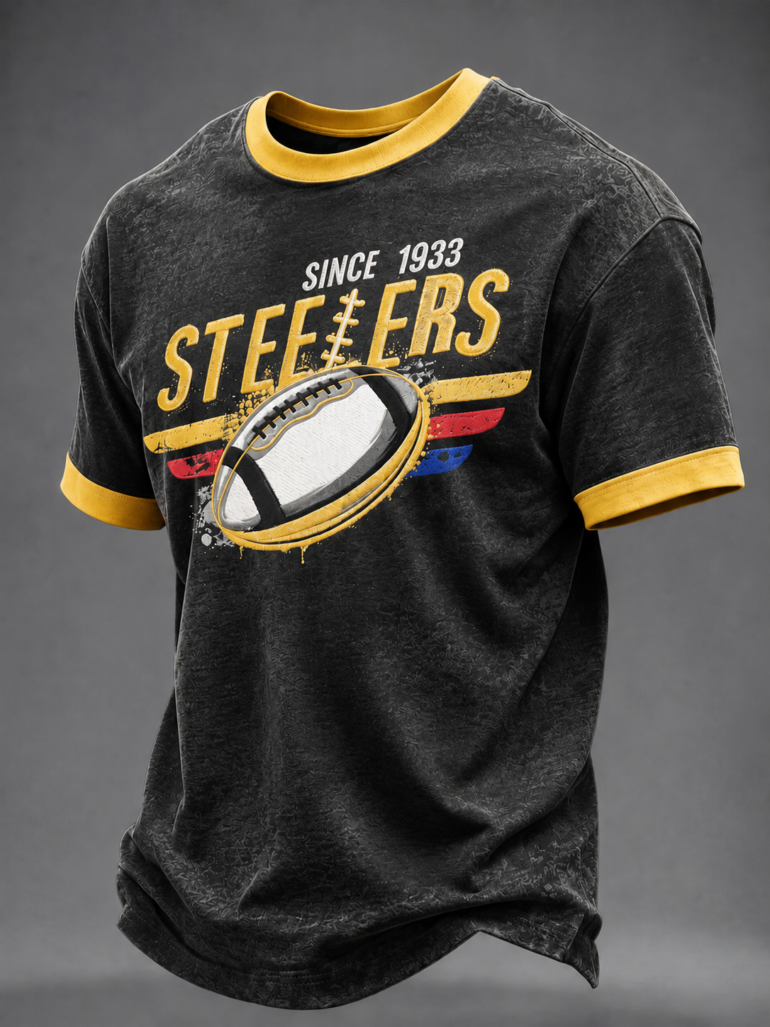 Men's Football Short Sleeves T-shirt