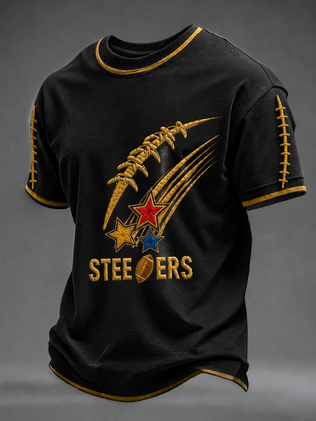 Men's Football Short Sleeves T-shirt