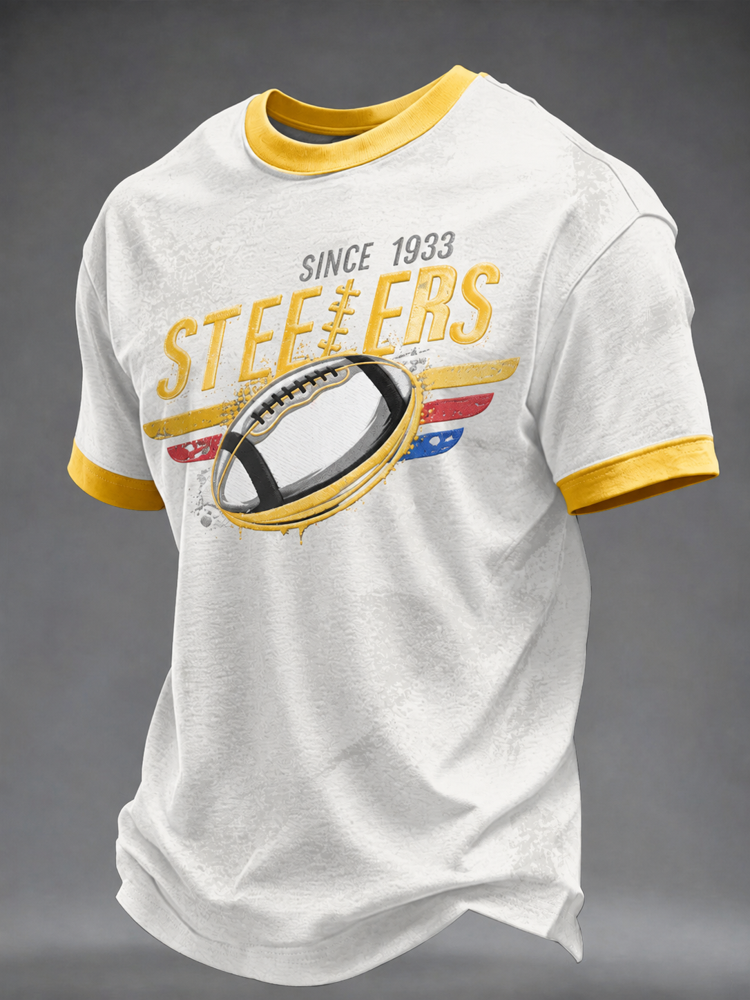 Men's Football Short Sleeves T-shirt