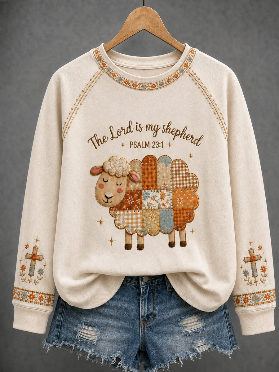 Women's Christian The Lord Is My Shepherd Sweatshirt