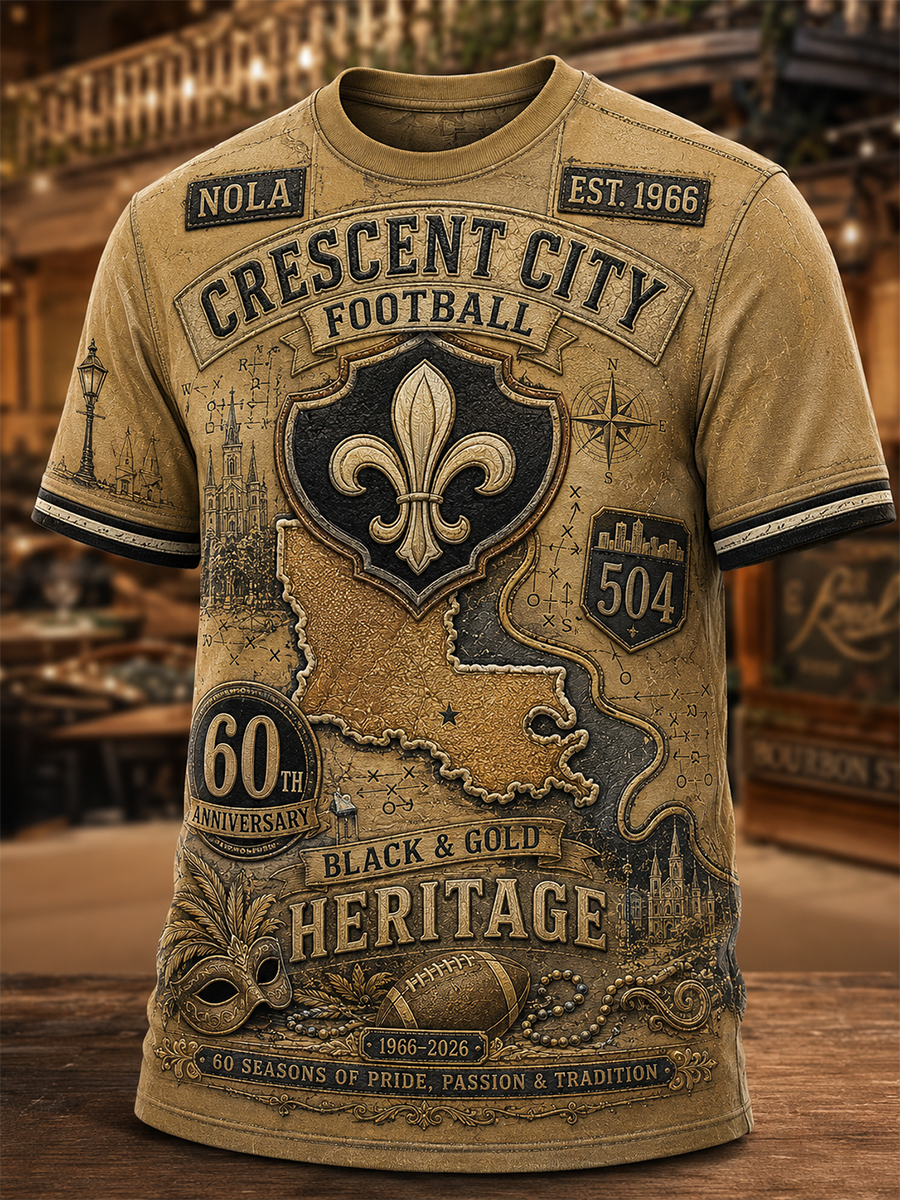 Men's New Orleans Saints Short Sleeves T-Shirt