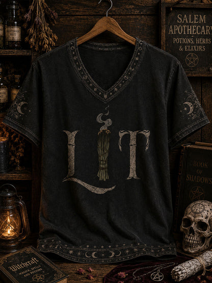 Women's Halloween Lit Short-sleeved T-shirt