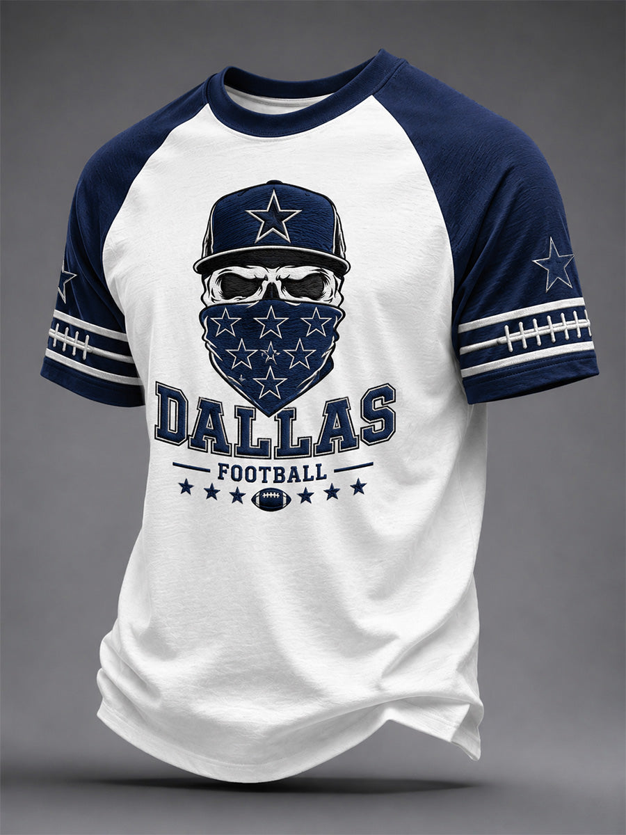 Men's Football Gameday Gift For Football Fans Casual Tee