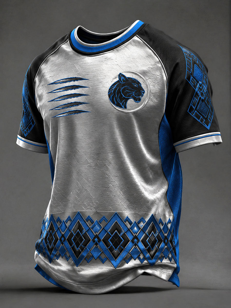 Men's Black Panther Rugby T-shirts